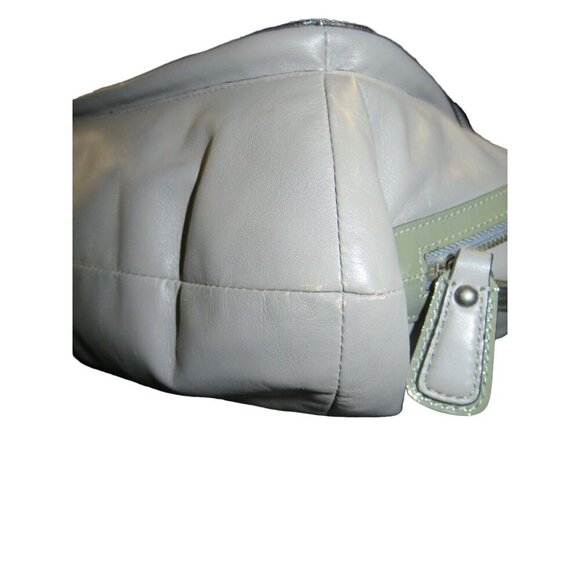 Coach 2011 Kristen Spectator Hobo Grey Croc Embossed Leather Expandable Satchel - Picture 10 of 13